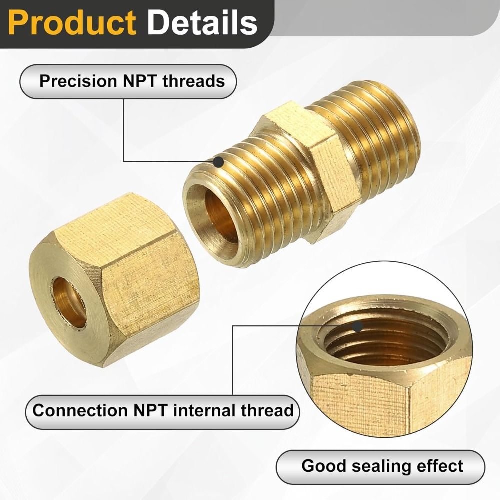 Compression Fitting Brass - Messing-Klemmfitting 4 5 6 8 10