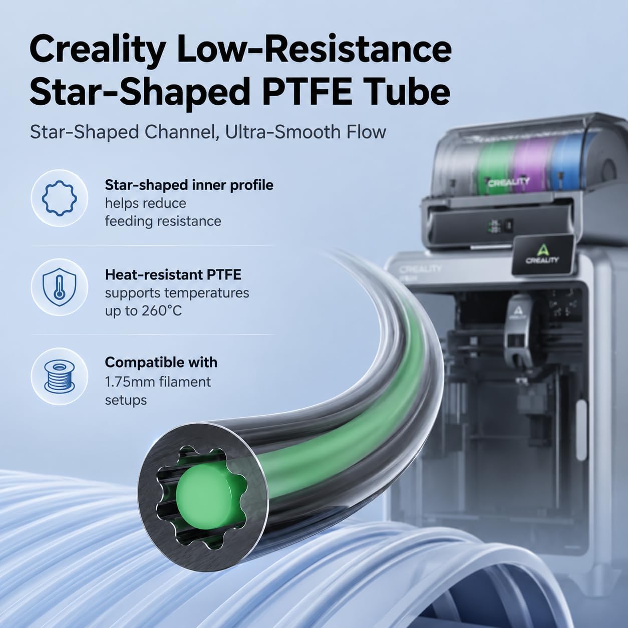 Creality Offizielles PTFE-Rohr – Ptfe Tape Thread Bewertung und Preis